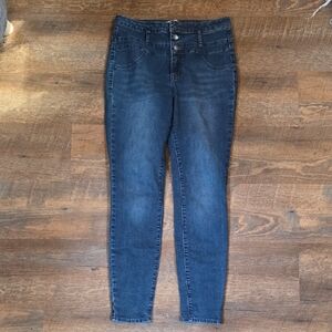 Refuge Dark Blue Skinny Jeans